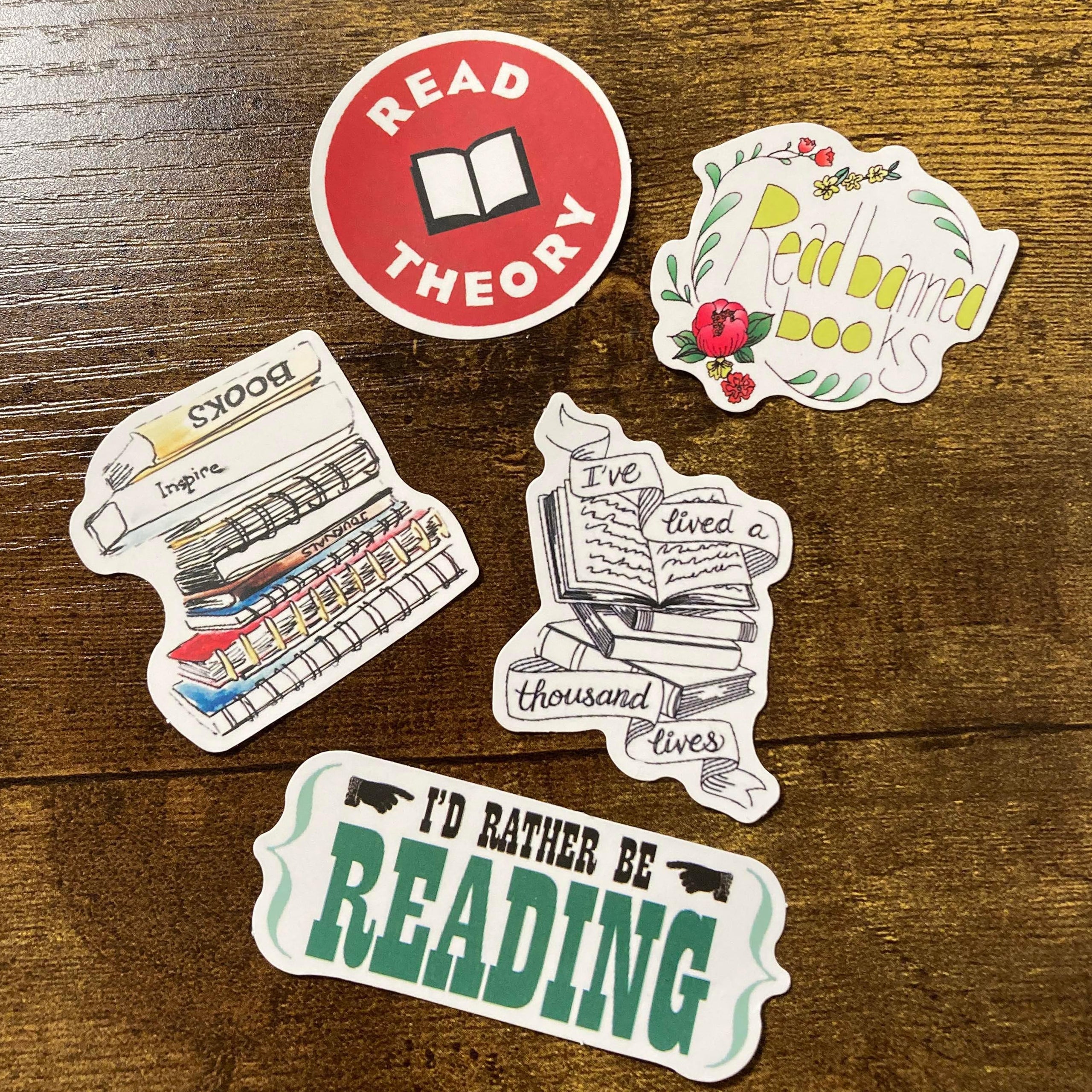 Book Lover Stickers